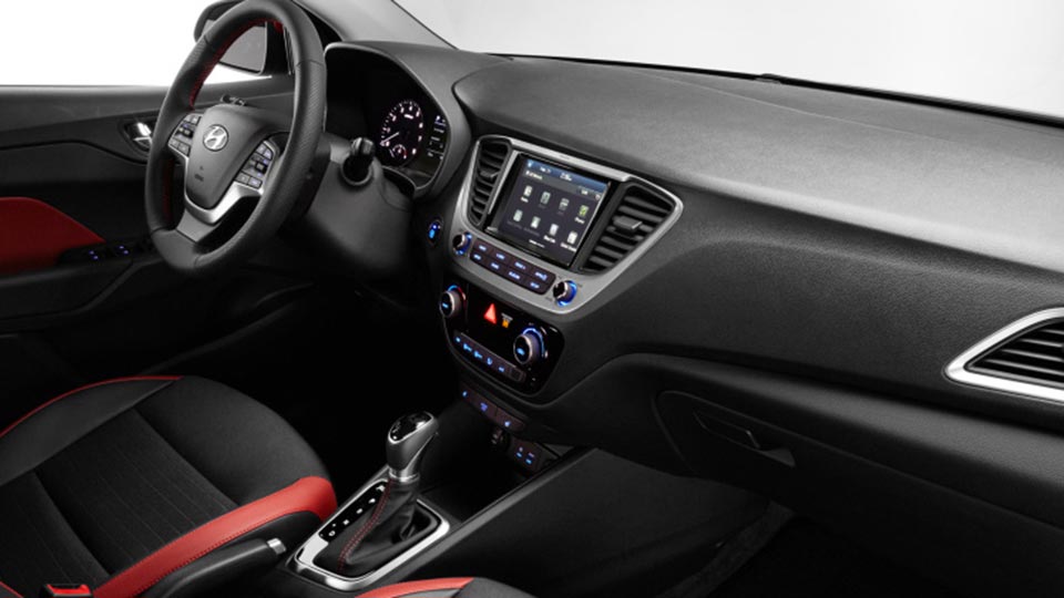 Inside the 2018 Hyundai Accent
