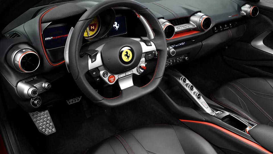 Inside the Ferrari 812 Superfast