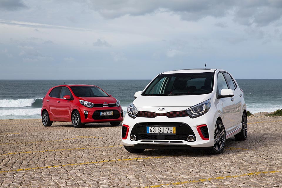 The 2017 Kia Picanto in standard and GT Line trim