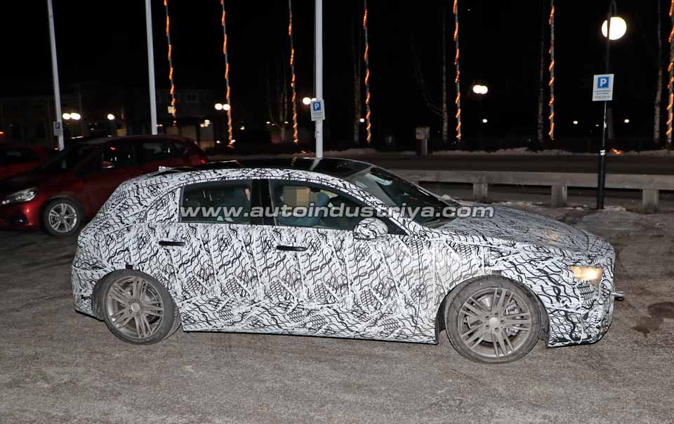 Spied: Next-gen Mercedes A-Class seen with production body