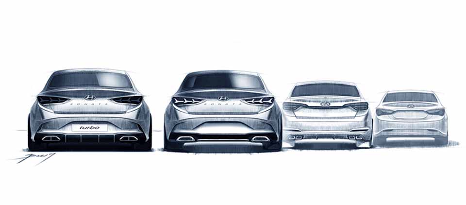 Hyundai's latest sketch previews 2018 Sonata