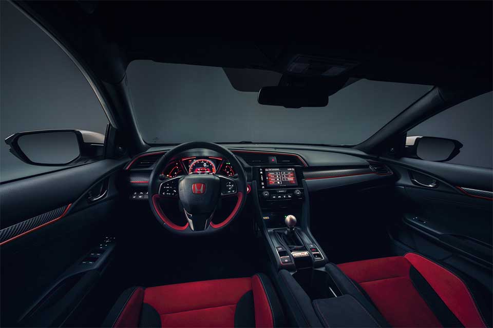 Inside the 2017 Honda Civic Type R
