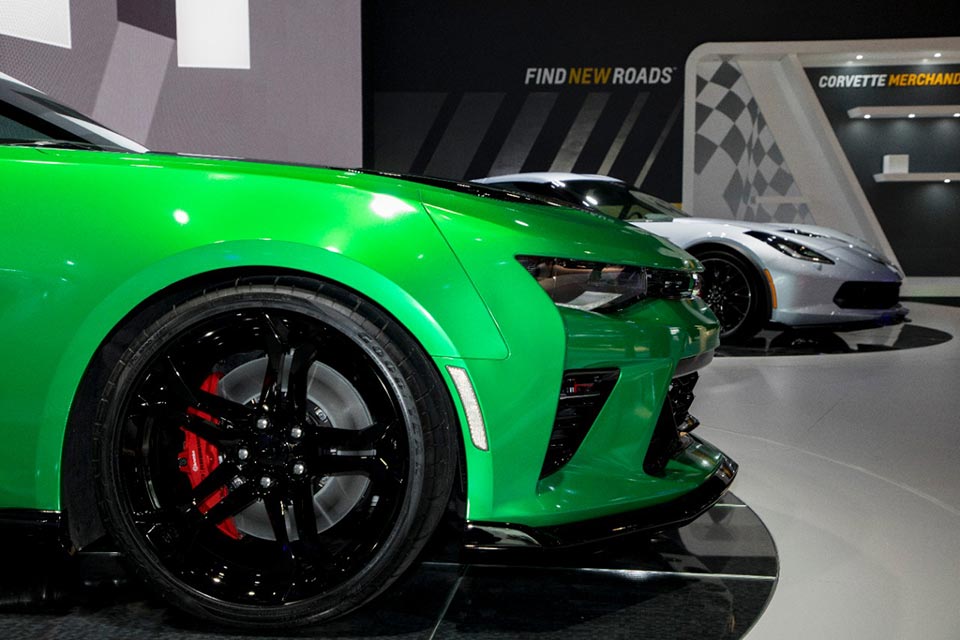 The 20-inch alloy wheels wrapped in Goodyear tires