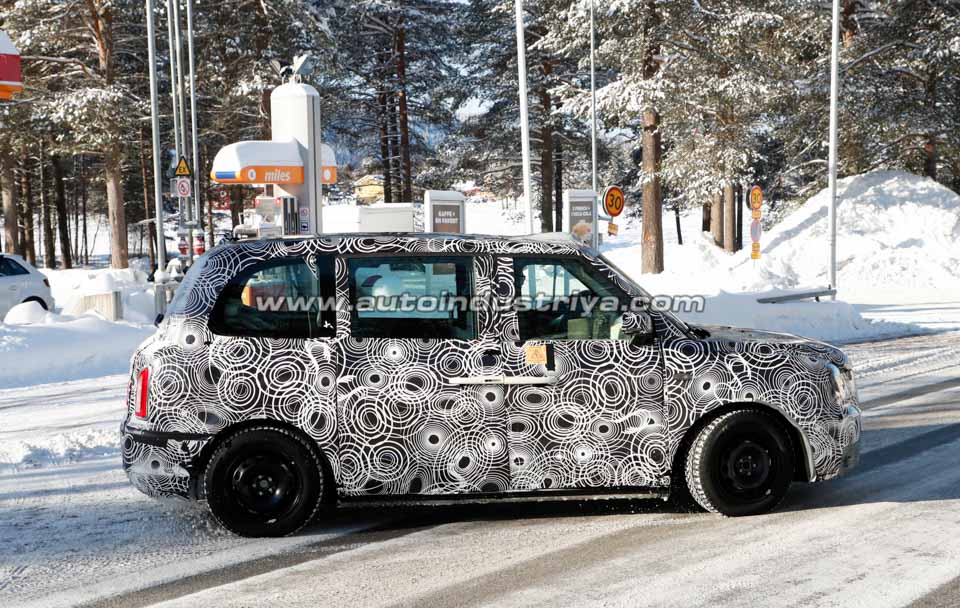 Spied: 2018 London Taxi goes out for winter testing