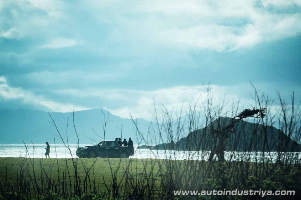 The crew with the Nissan Navara