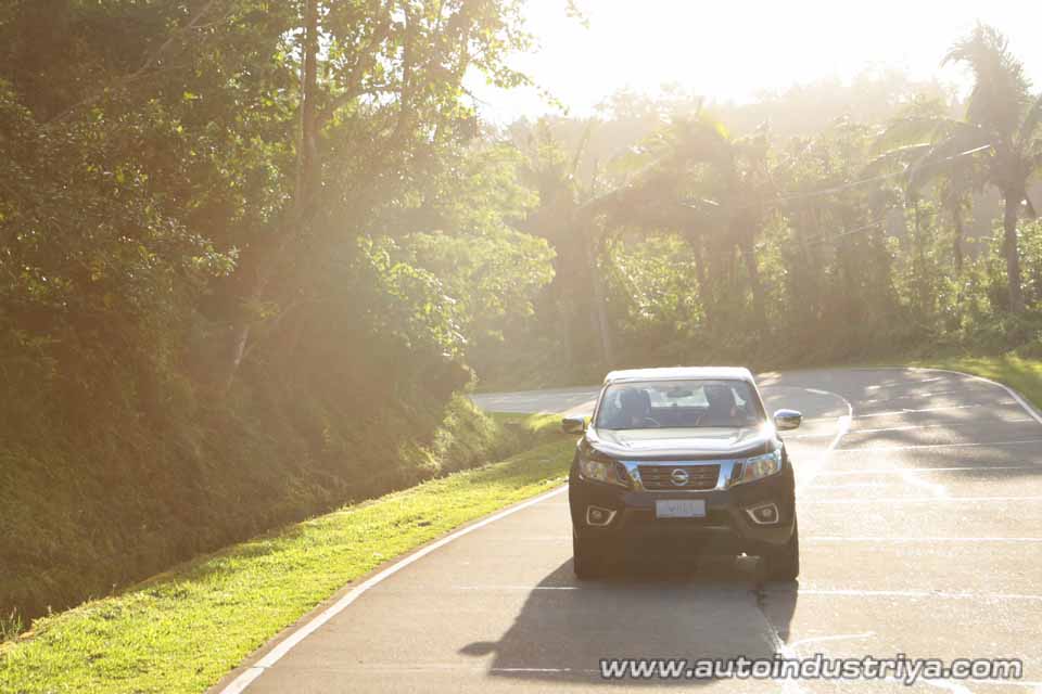 Taking the tight bends in the Nissan Navara