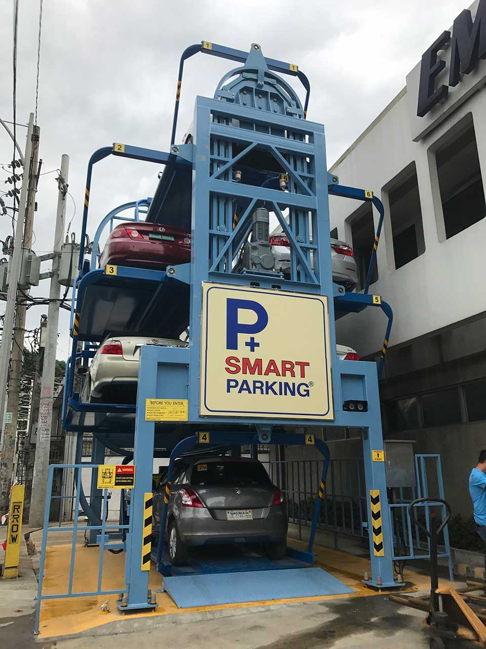 Emicor unveils vertical rotary parking system for the Philippines