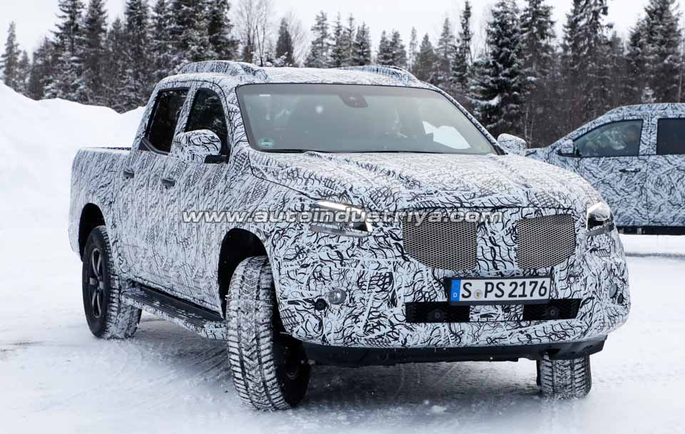 Spied: Mercedes-Benz X-Class seen with production body