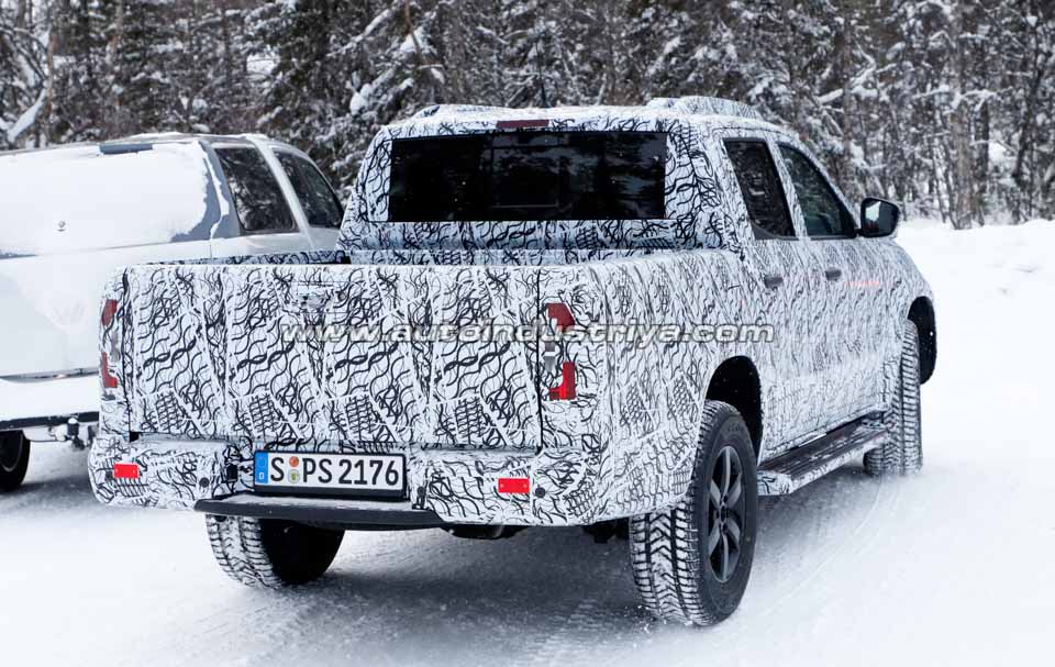 The tailgate on the Mercedes-Benz X-Class