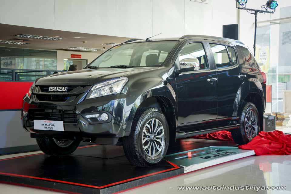 2017 Isuzu mu-X Black Series launched in Cebu