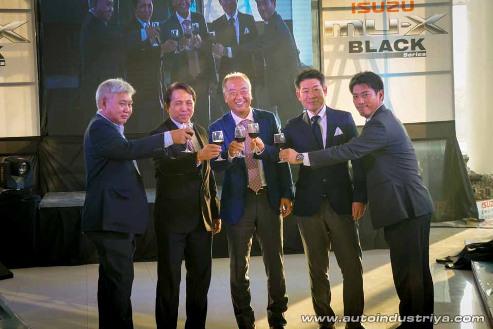 Key Isuzu executives at the launch of the 2017 Isuzu mu-X Black Series