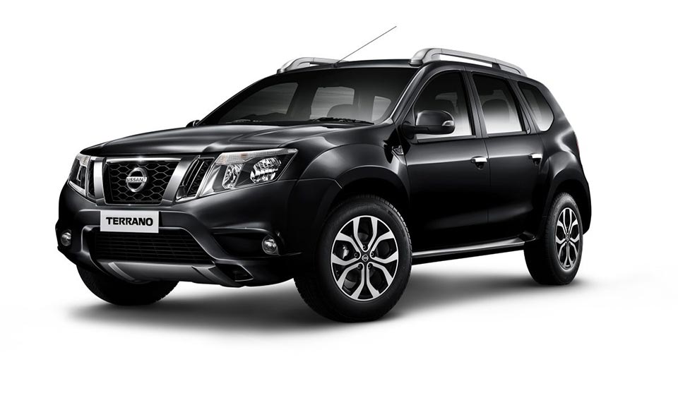 The 2017 Nissan Terrano finished in Sapphire Black