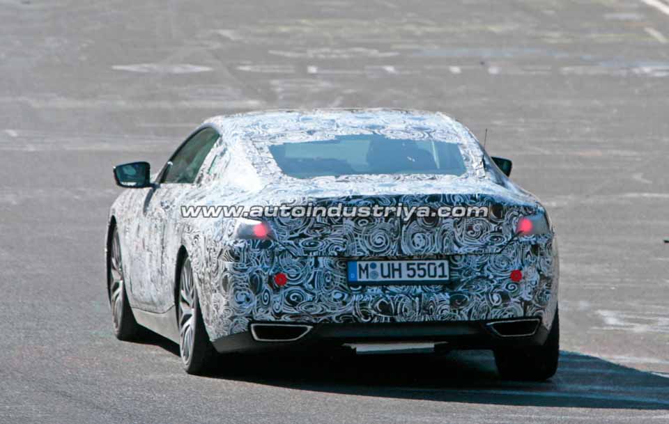 Rear of the BMW 8-Series prototype