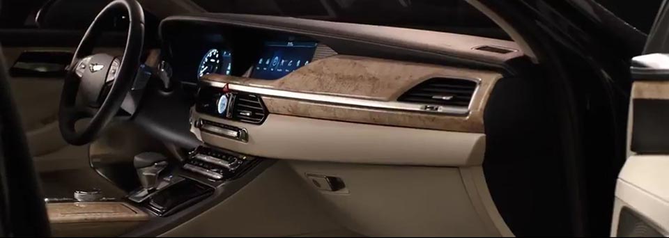 A peek inside the Genesis G90 Special Edition