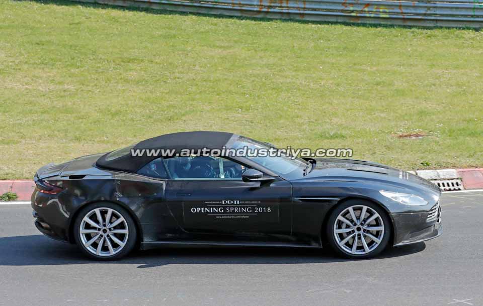 Spied: Drop top Aston Martin DB11 Volante makes its rounds