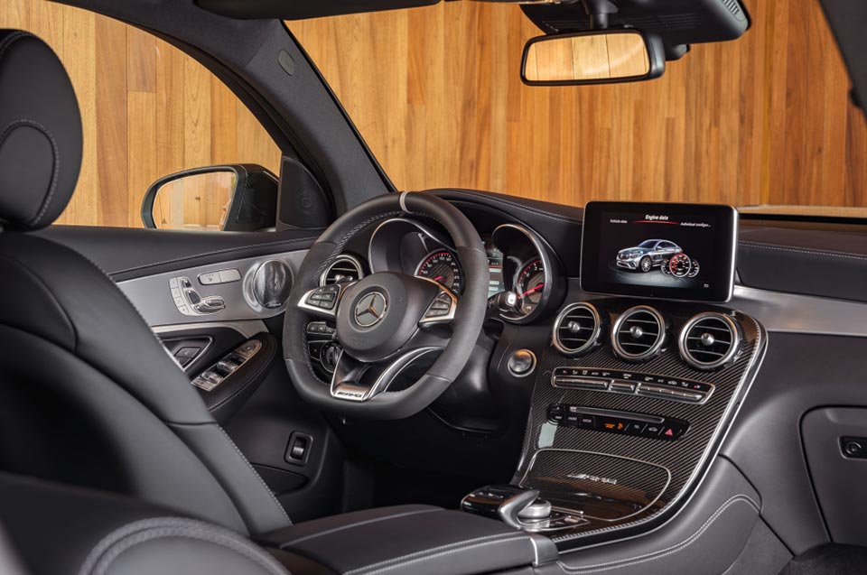 Inside the Mercedes-AMG GLC 63
