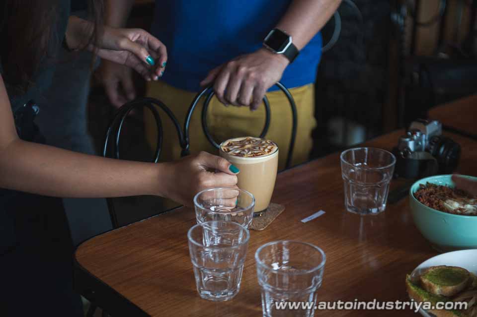 Coffee and good conversation with the Corolla Altis