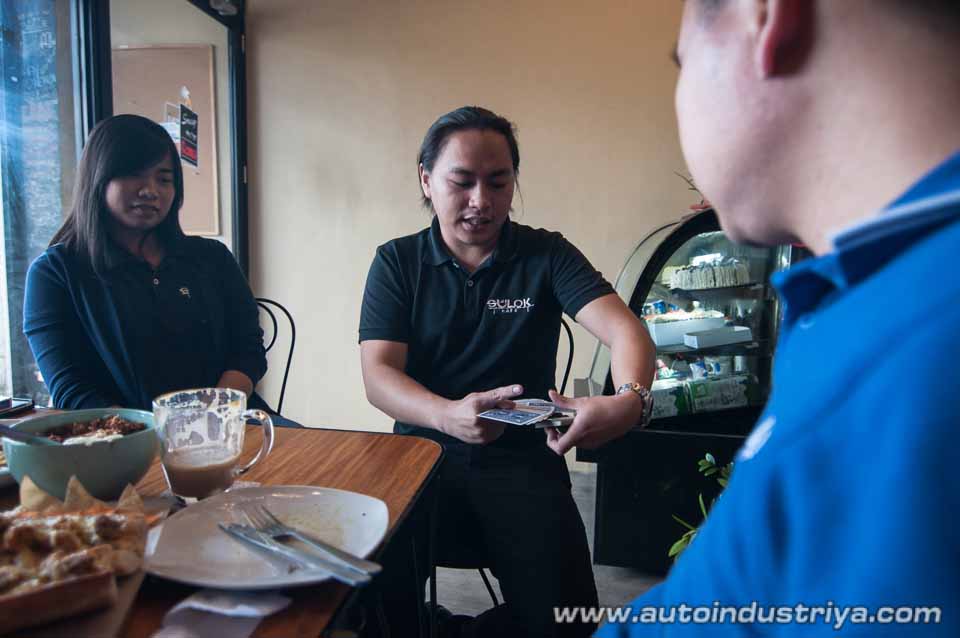 Coffee and good conversation with the Corolla Altis