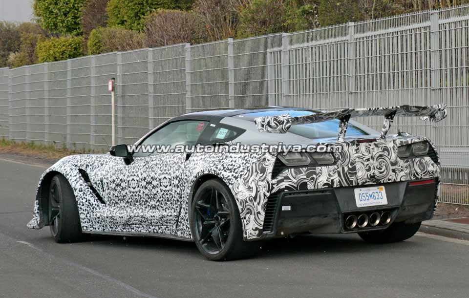 Rear quarter of the 2019 Chevrolet Corvette ZR1
