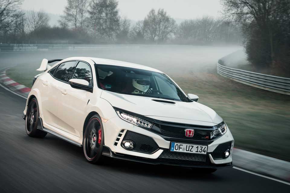 2017 Honda Civic Type R sets new lap record at the Nurburgring 