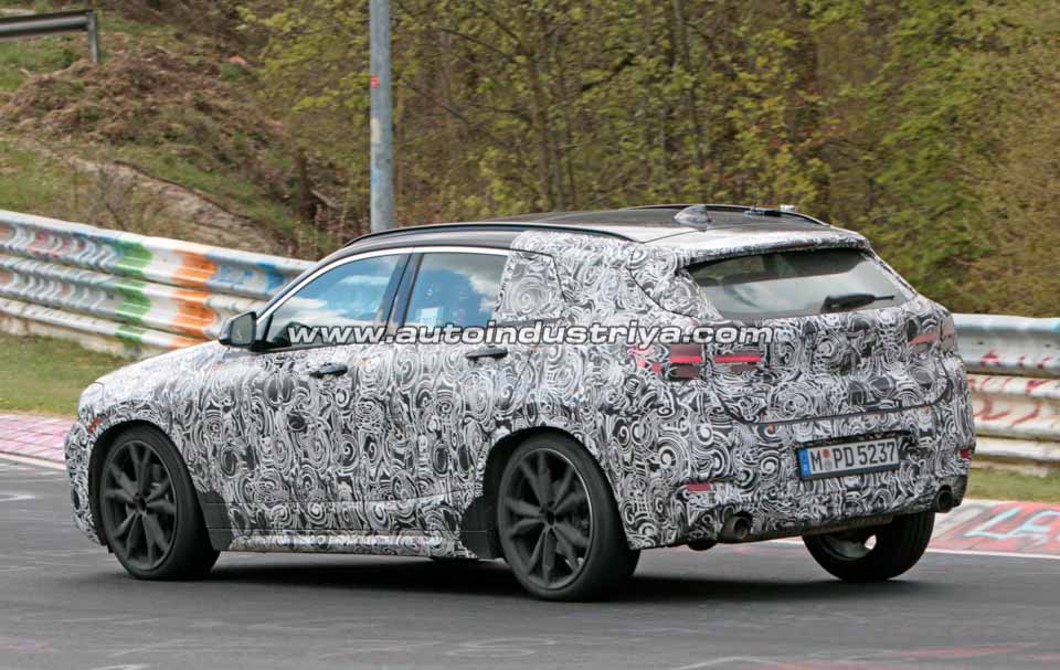 Rear quarter of the BMW X2 prototype