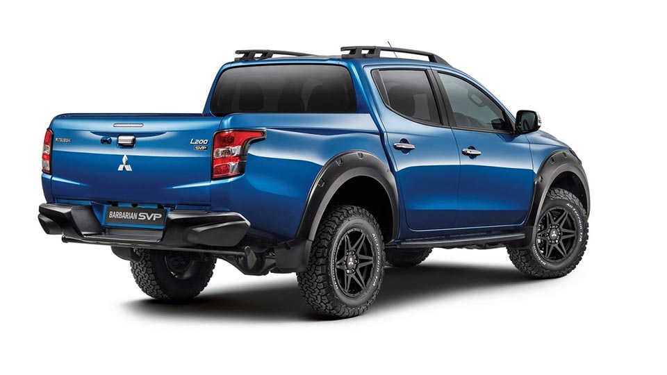 Rear of the limited L200 Barbarian SVP