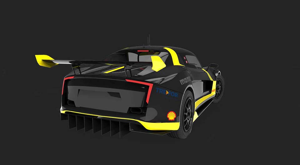 Rear quarter of the Agile Automotive SCX