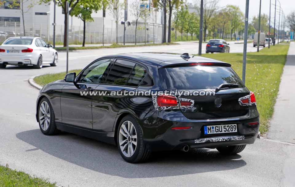 Spied: Current BMW 1 Series gets another facelift