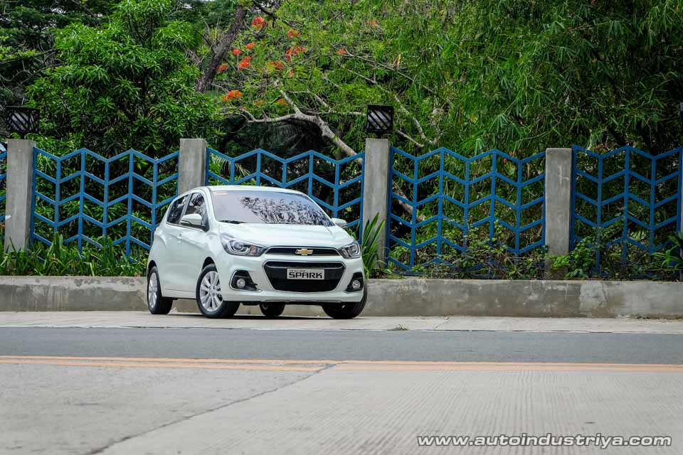 The new front fascia of the 2017 Chevrolet Spark