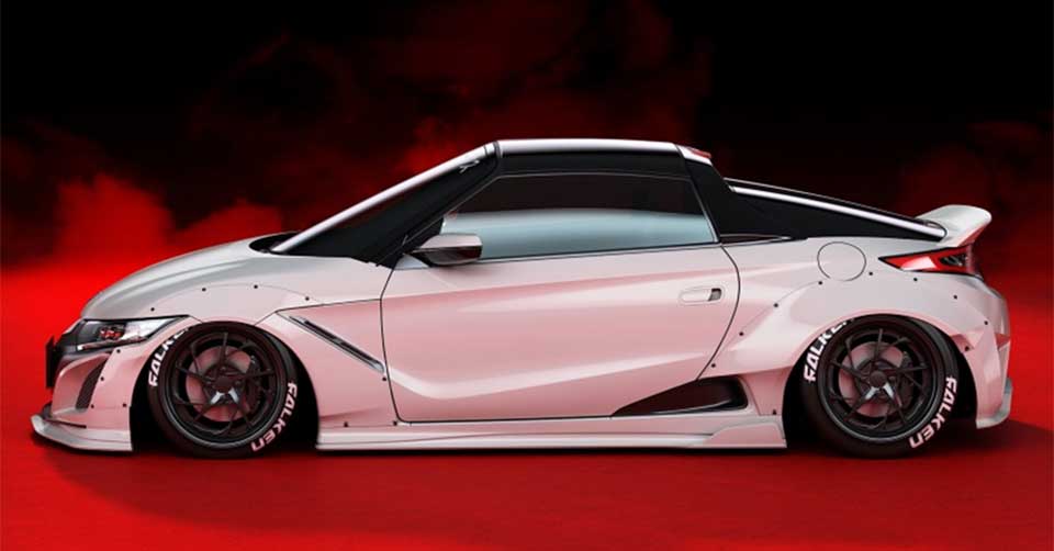 Liberty Walk takes their spin on the Honda S660