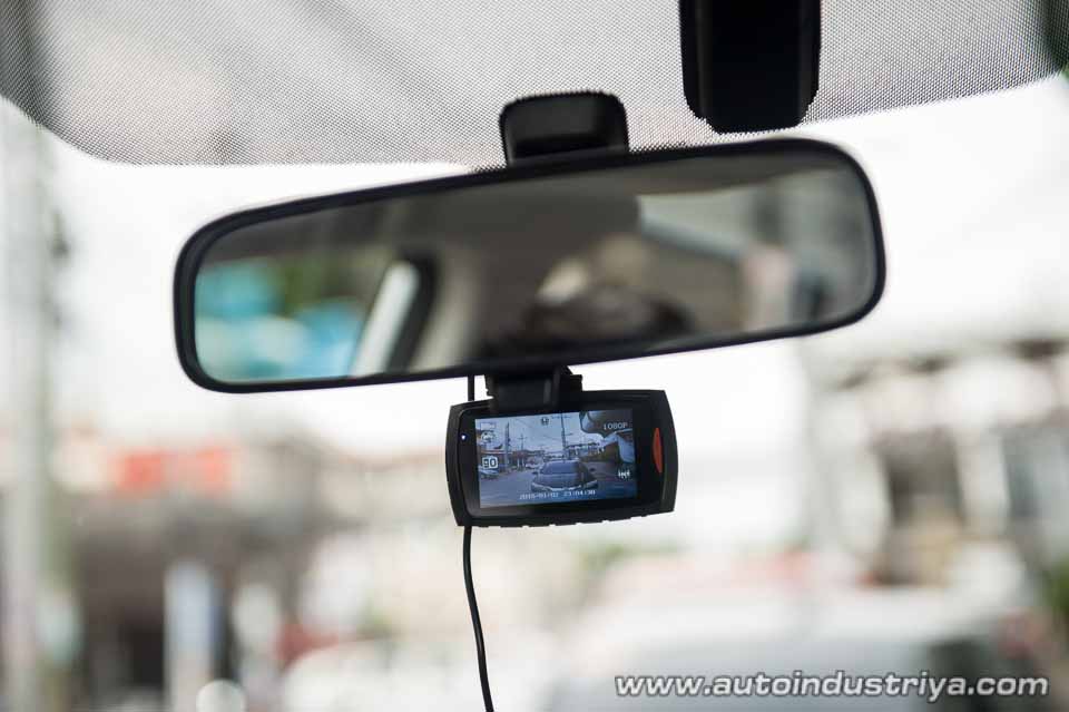 Dashcam should be mounted behind the rearview mirror