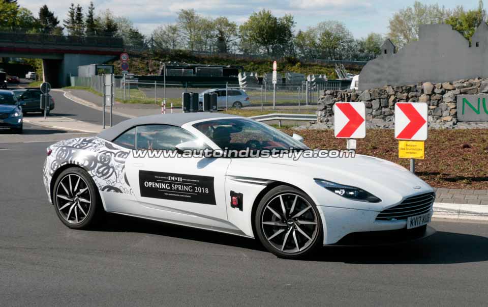 Spied: Aston Martin DB11 Volante sheds more camo