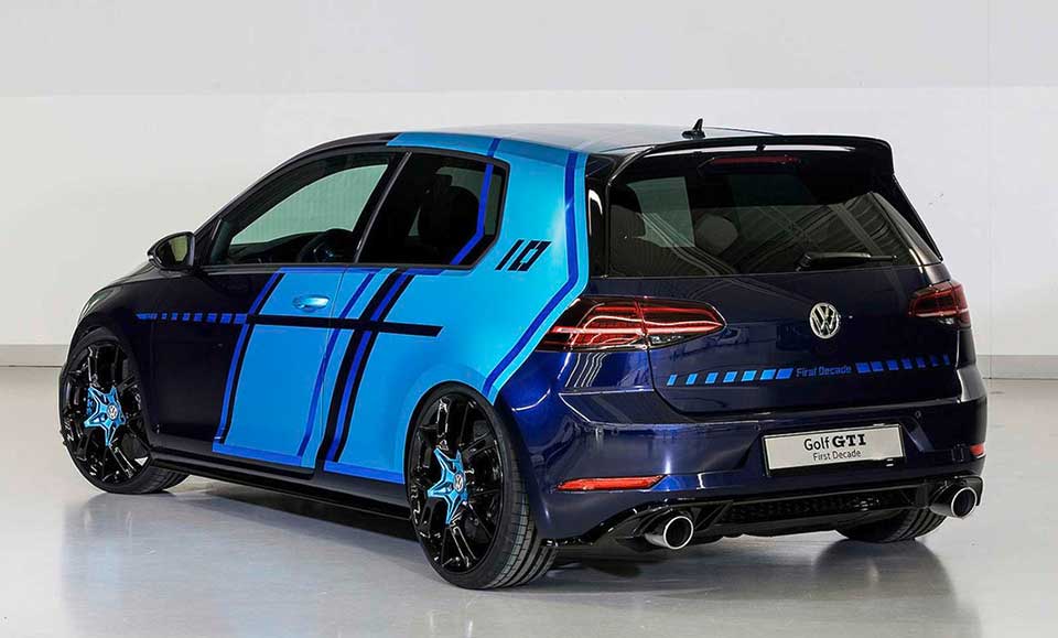 Volkswagen unleashes Golf GTI First Decade hot hatch concept