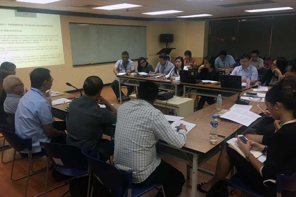 Fixing the Anti-Distracted Driving Act's IRR: A Day with the DOTr