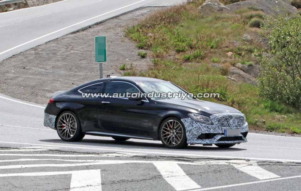 Spied: Mercedes-AMG C63 Coupe gets a facelift