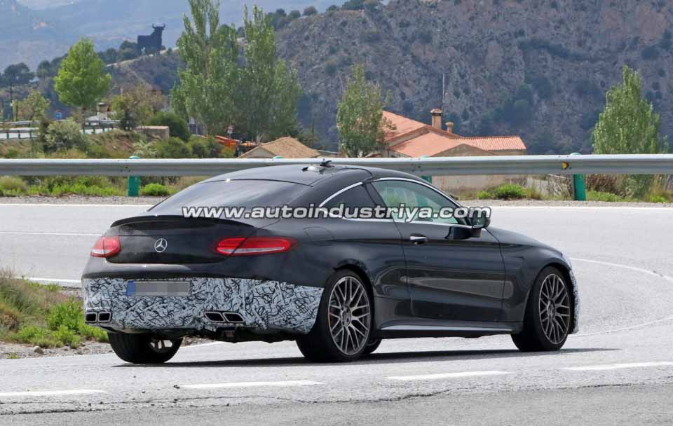 Spied: Mercedes-AMG C63 Coupe gets a facelift