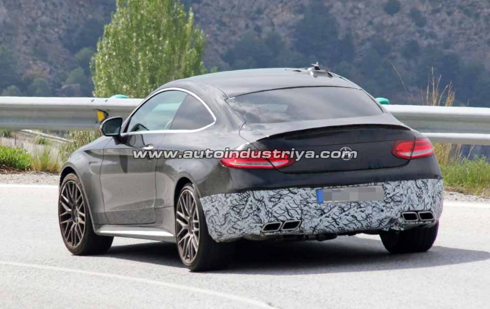 Spied: Mercedes-AMG C63 Coupe gets a facelift