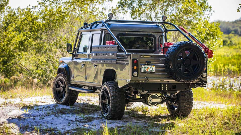 V8-powered Project Viper is a tricked-out Land Rover Defender