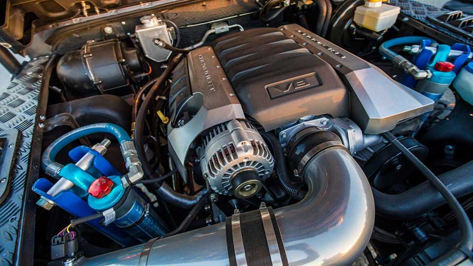 V8-powered Project Viper is a tricked-out Land Rover Defender