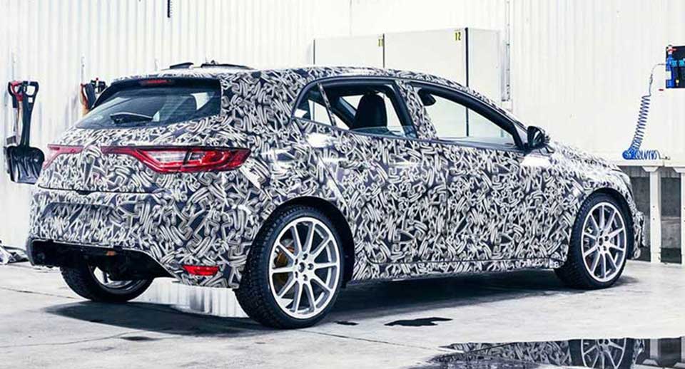 Renault releases new images of 2018 Megane RS prototype