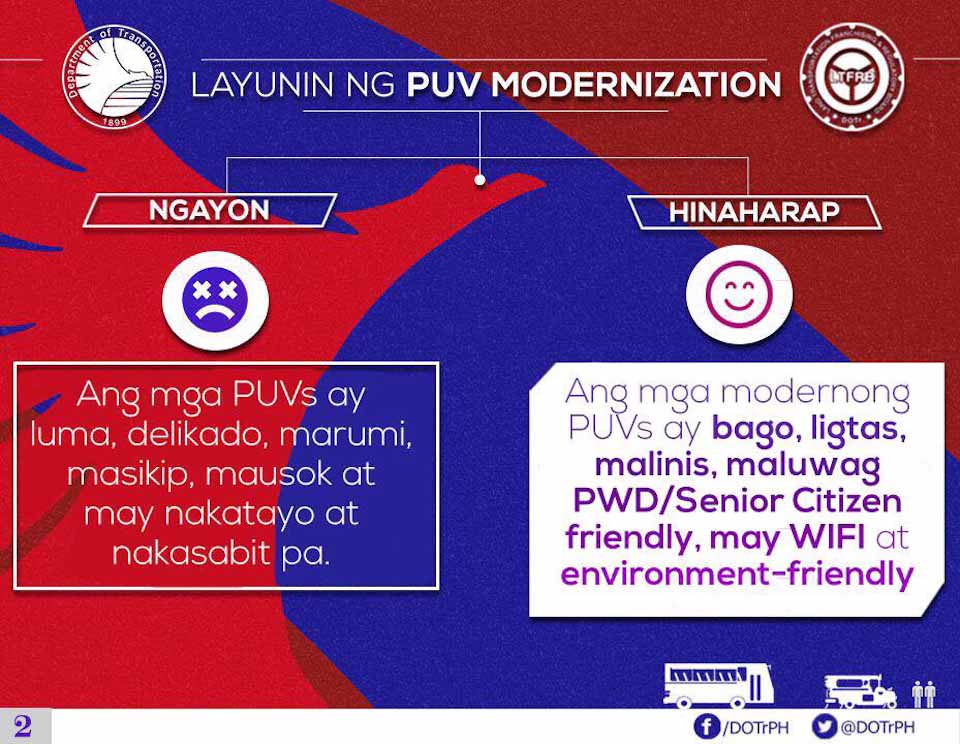 DOTr to start PUV Modernization Program on Monday