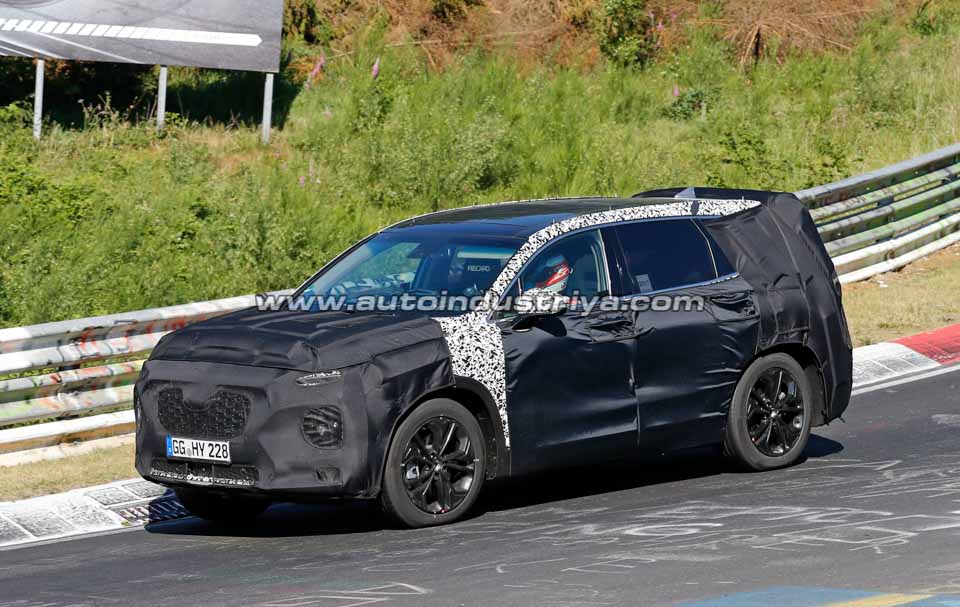 Spied: Hyundai Sante Fe spotted lapping the Nurburgring