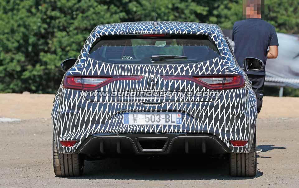 Spied: 2018 Renault Megane RS goes track testing at the Nurbugring