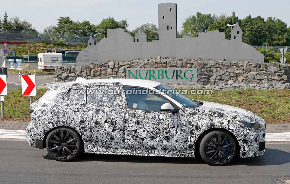 Spied: 2019 BMW 1-series tested at the Nurburgring