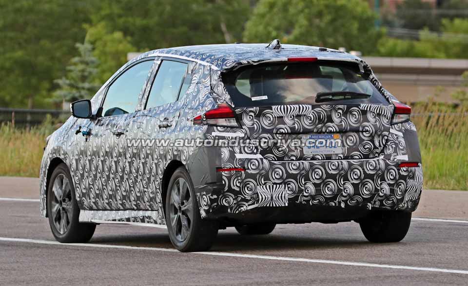 Spied: 2018 Nissan Leaf hits the road