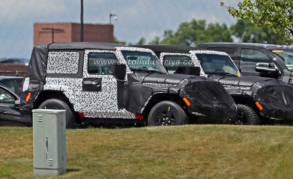 Spied: 2018 Jeep Wrangler 2-door prototypes