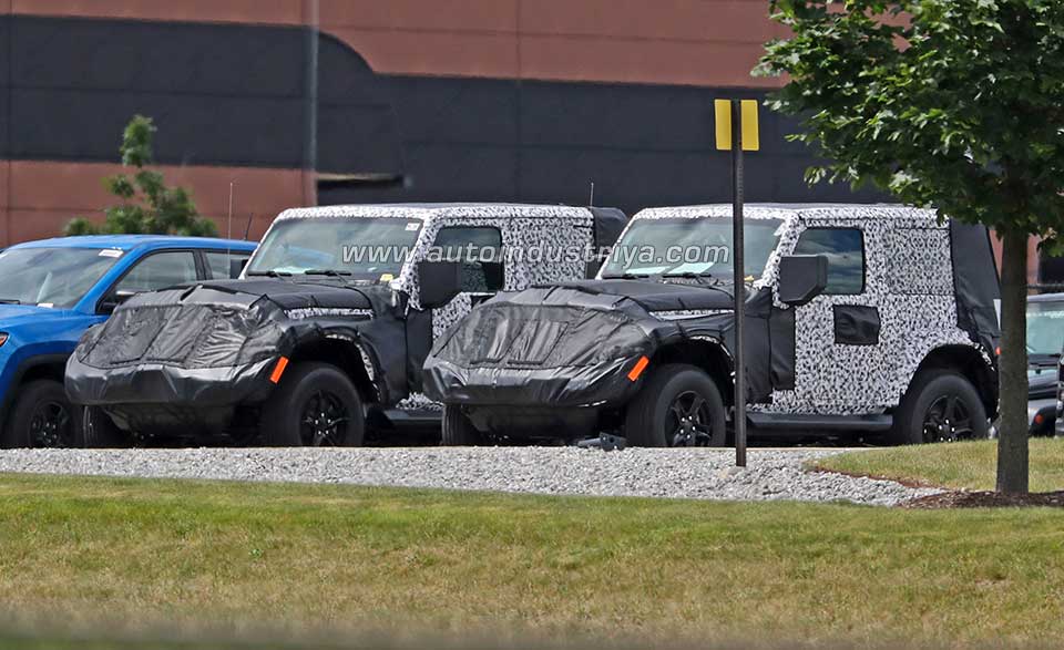 Spied: 2018 Jeep Wrangler 2-door prototypes