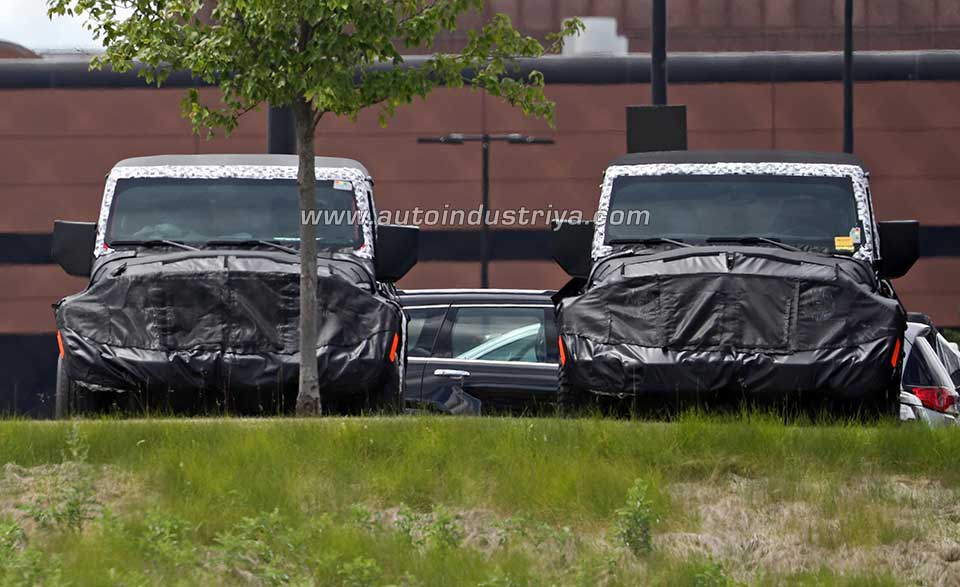 Spied: 2018 Jeep Wrangler 2-door prototypes