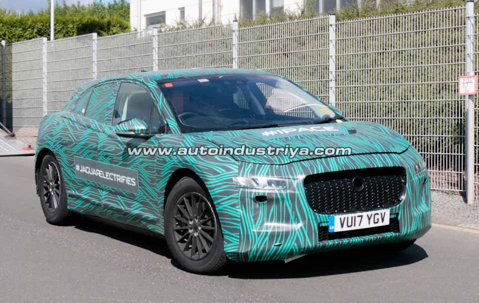 Spied: A first look at the all-electric 2018 Jaguar I-Pace