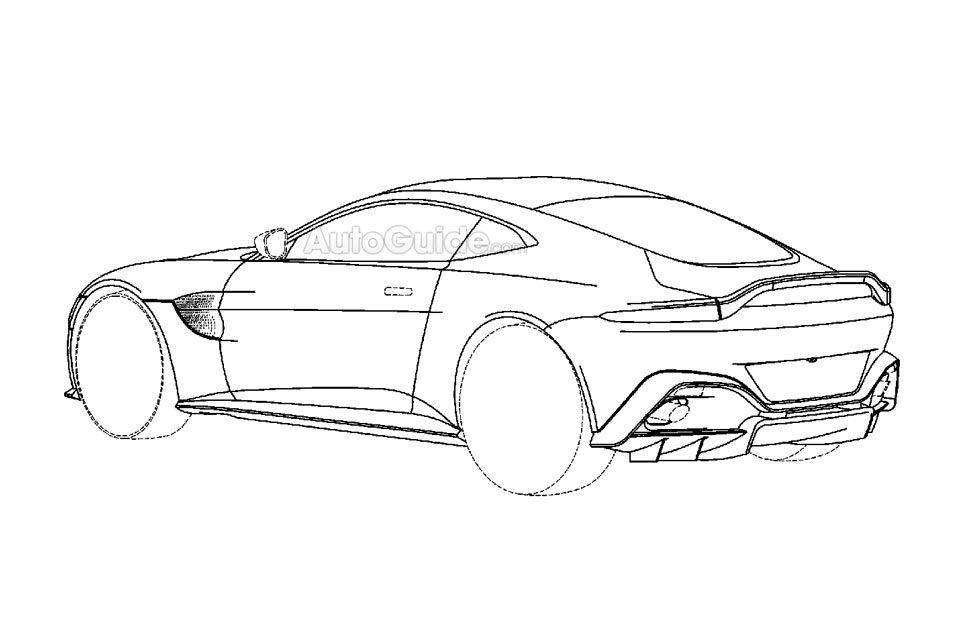 Patent reveals possible next-gen Aston Martin Vantage design